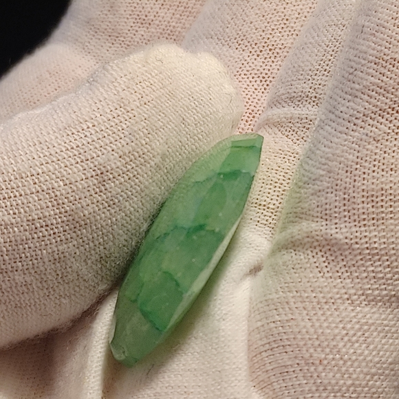 Natural Emerald Untreated Loose Gemstone ( Brazil) 33.40Ct Oval Cut Faceted Gem - Picture 3 of 6